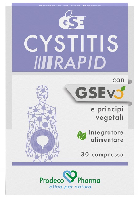 GSE CYSTITIS RAPID 30 COMPRESSE - Farmafamily.it