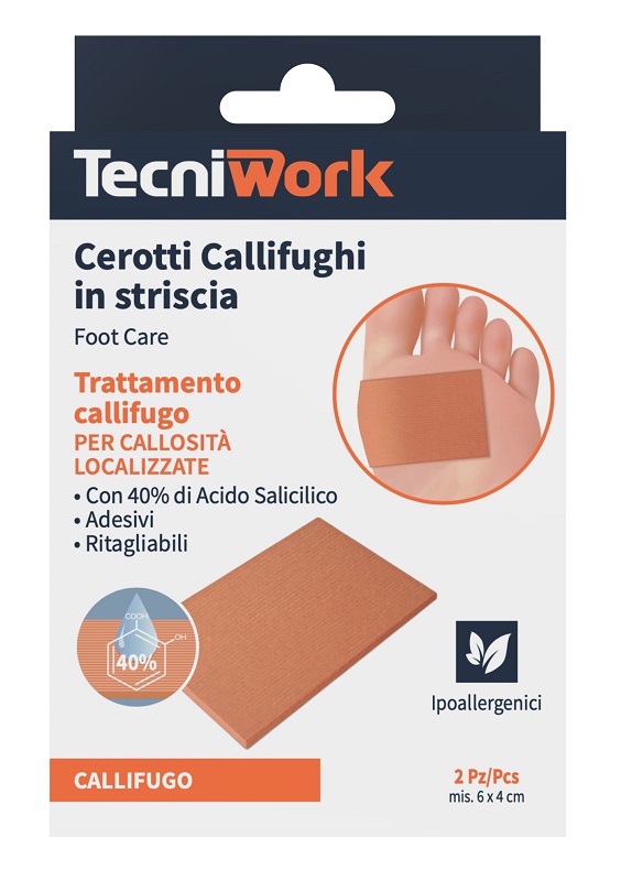 CEROTTI CALLIFUGHI IN STRISCIA CONFEZIONE DA 2 PEZZI - Farmafamily.it
