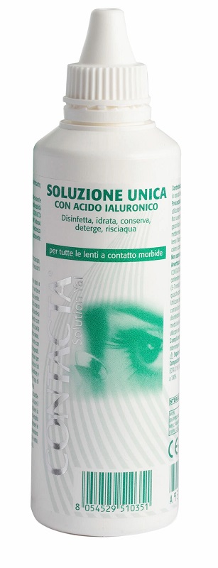 SOLUZIONE OCULARE CON ACIDO IALURONICO CONTACTA 100 ML MARCHIO CE - Farmafamily.it