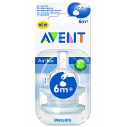 AVENT TETTARELLA FESSURA A Y PER LIQUIDI DENSI Y 2 PEZZI - Farmafamily.it