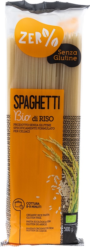 ZERO% GLUTINE PASTA RISO SPAGHETTI SENZA GLUTINE BIO 500 G - Farmafamily.it