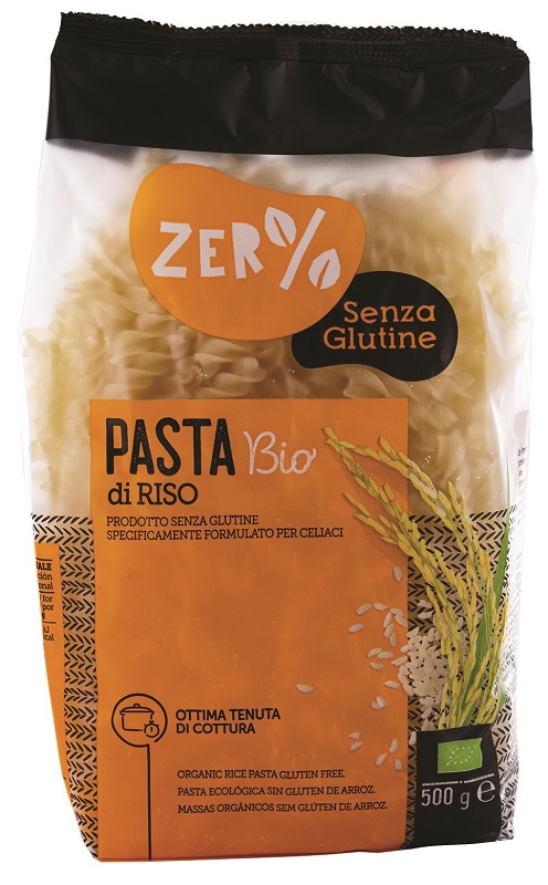 ZERO% GLUTINE PASTA RISO FUSILLI SENZA GLUTINE BIO 500 G - Farmafamily.it