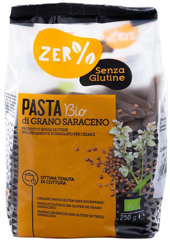 ZERO% GLUTINE PENNE GRANO SARACENO INTEGRALE 250 G - Farmafamily.it