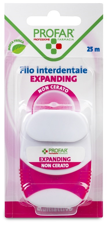 FILO INTERDENTALE EXPANDING 25 M PROFAR - Farmafamily.it