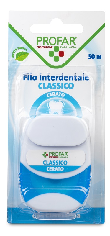 FILO INTERDENTALE CON CLOREXIDINA 50 M PROFAR - Farmafamily.it