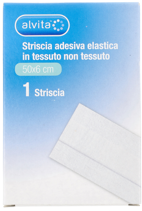 STRISCIA AUTOADESIVA ELASTICA ALVITA TNT 50X6CM - Farmafamily.it
