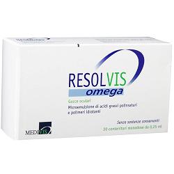 GOCCE OCULARI RESOLVIS OMEGA 20 FIALE MONODOSE 0,25 ML - Farmafamily.it