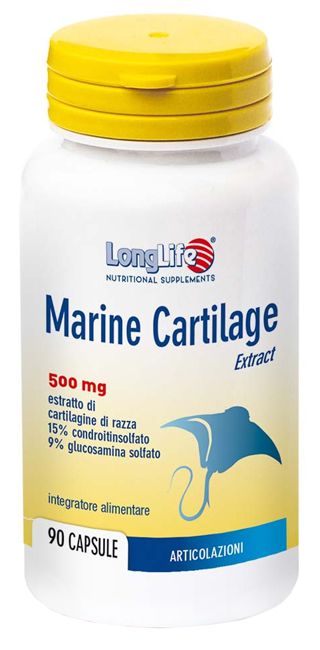 LONGLIFE MARINE CARTILAGE 90 CAPSULE DI GELATINA - Farmafamily.it