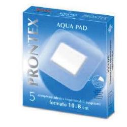 GARZA COMPRESSA PRONTEX AQUA PAD 10X8CM 5 PEZZI - Farmafamily.it