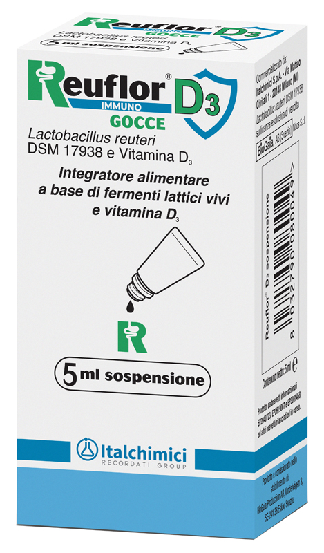 REUFLOR D3 GOCCE 5 ML - Farmafamily.it
