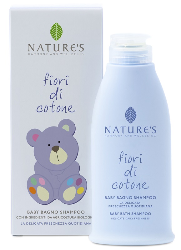 NATURES FIORI DI COTONE BABY BAGNO SHAMPOO - Farmafamily.it