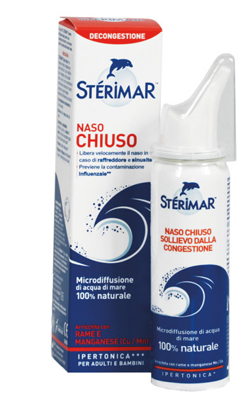 STERIMAR IPERTONICO NASO CHIUSO RAME E MANGANESE SPRAY 50 ML - Farmafamily.it