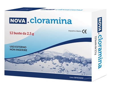 NOVA CLORAMINA 12 BUSTE 2,5 G - Farmafamily.it