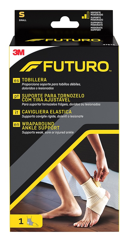 CAVIGLIERA ELASTICA FUTURO MEDIUM DIMENSIONE 20,5/23CM - Farmafamily.it