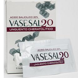 VASESAL 20 6 BUSTINE PLURIDOSE DA 5 ML UNGUENTO CHERATOLITICO - Farmafamily.it