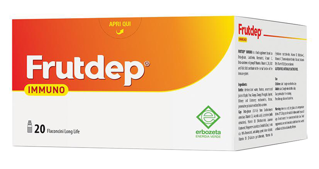 FRUTDEP IMMUNO 20 FLACONCINI 10 ML - Farmafamily.it