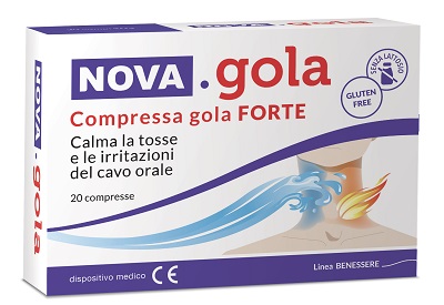 NOVA GOLA COMPRESSA GOLA FORTE 20 COMPRESSE - Farmafamily.it