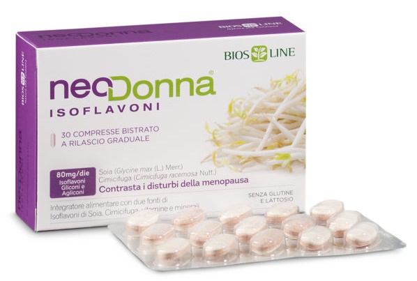 BIOSLINE NEODONNA ISOFLAVONI 60 COMPRESSE - Farmafamily.it