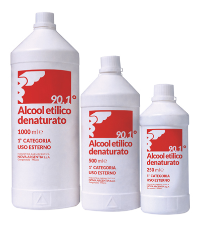 ALCOOL ETILICO DENATURATO 90,1% 250 ML - Farmafamily.it