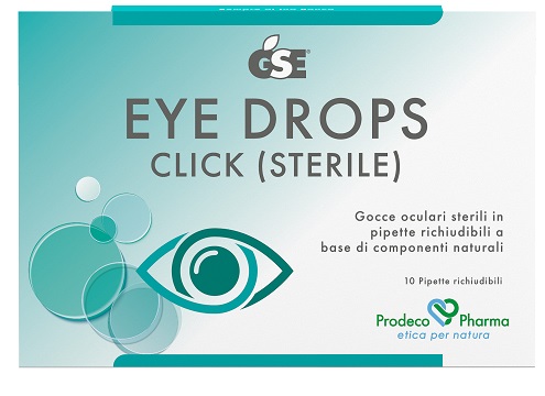 GSE EYE DROPS CLICK GOCCE OCULARI 10 PIPETTE 0,5 ML - Farmafamily.it