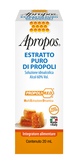 APROPOS ESTRATTO PURO PROPOLI 20 ML - Farmafamily.it