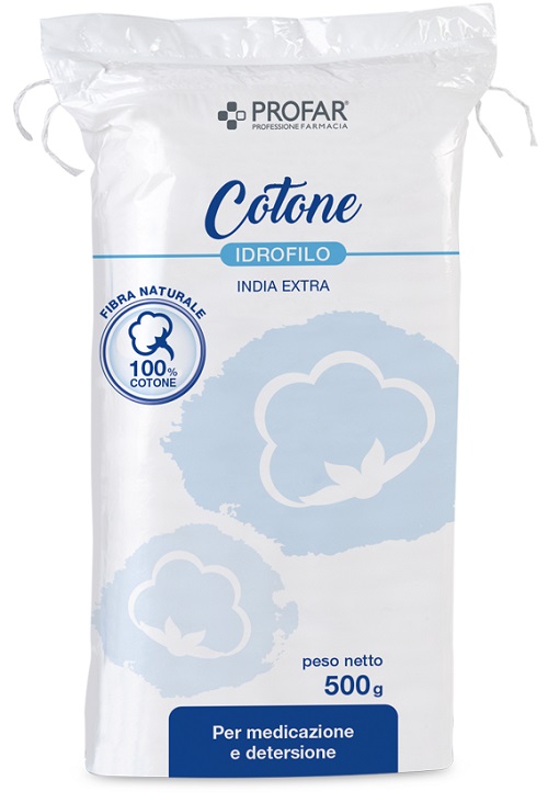 COTONE IDROFILO PROFAR INDIA EXTRA 500 G - Farmafamily.it