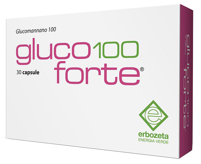 GLUCO 100 FORTE GLUCOMANNANO 100 30 CAPSULE DA 900 MG - Farmafamily.it