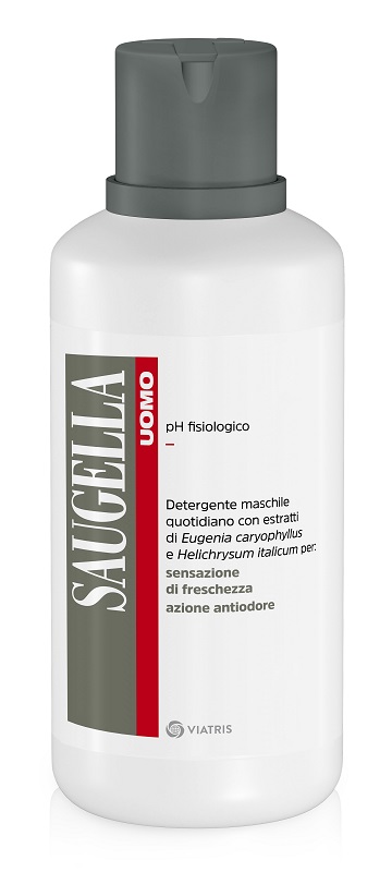 SAUGELLA UOMO PH FISIOLOGICO DETERGENTE MASCHILE 500 ML - Farmafamily.it
