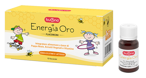BUONA ENERGIA ORO 10 FLACONCINI DA 10 ML - Farmafamily.it