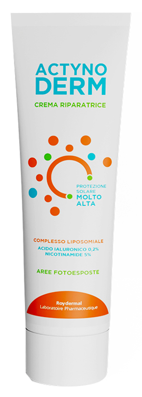 ACTYNODERM CREMA RIPARATRICE AREE FOTOESPOSTE PROTEZIONE SOLARE MOLTO ALTA 30 ML - Farmafamily.it