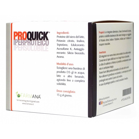 PROQUICK POLVERE INTEGRATORE ALIMENTARE 315 Grammi 21 Bustine CACAO - Farmafamily.it