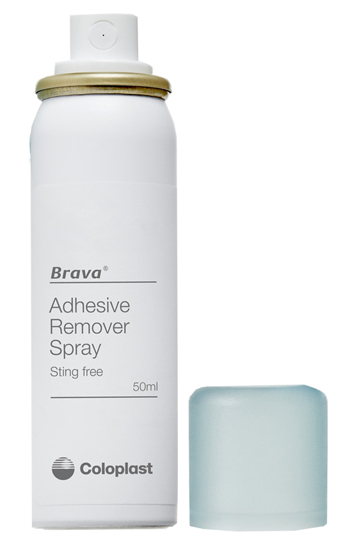 BRAVA SPRAY REMOVER PER DISTACCO DOLCE ADESIVI E DISPOSITIVI PER STOMIA 50 ML - Farmafamily.it
