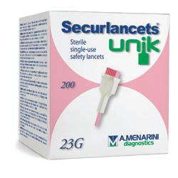 LANCETTE PUNGIDITO SECURLANCETS UNIK GAUGE 23 200 PEZZI - Farmafamily.it