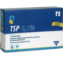 TSP 0,5% SOLUZIONE OFTALMICA UMETTANTE LUBRIFICANTE 30 FLACONCINI MONODOSE 0,5 ML - Farmafamily.it