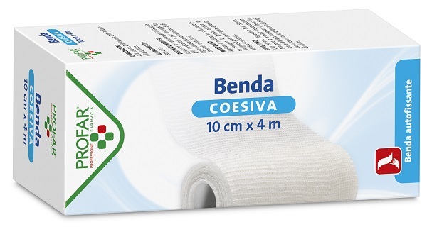 BENDA COESIVA 10 CM X 4 M PROFAR - Farmafamily.it