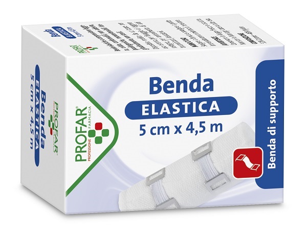 BENDA ELASTICA 5 CM X 4,5 M PROFAR - Farmafamily.it