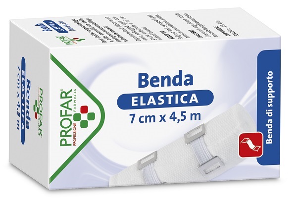 BENDA ELASTICA 7 CM X 4,5 M PROFAR - Farmafamily.it