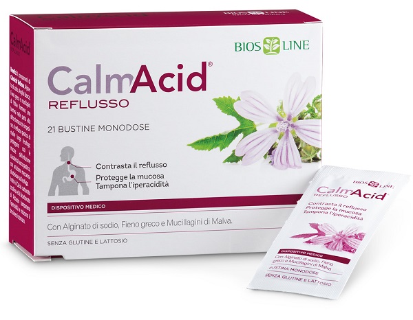 BIOSLINE CALMACID REFLUSSO 21 BUSTINE MONODOSE - Farmafamily.it