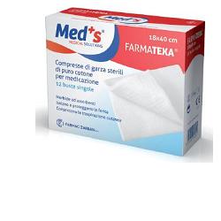 GARZA COMPRESSA MEDS FARMATEXA OCULARE 10 PEZZI - Farmafamily.it