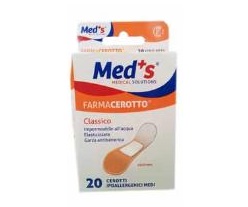 CEROTTO MEDS POLIURETANO IPOALLERGENICO CLASSICO MEDIO 20 PEZZI - Farmafamily.it