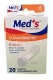 CEROTTO MEDS STRIP DELICATO TESSUTO NON TESSUTO MEDIO 20 PEZZI - Farmafamily.it