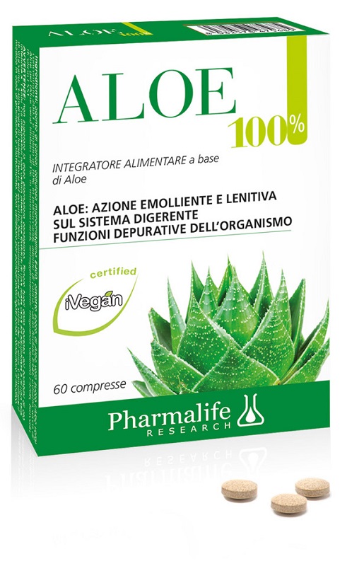 ALOE 100% 60 COMPRESSE - Farmafamily.it