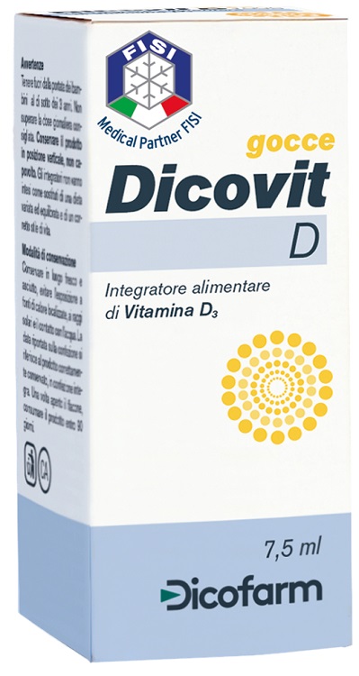 DICOVIT D VITAMINA D3 7,5 ML - Farmafamily.it