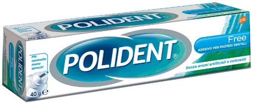 POLIDENT FREE ADESIVO PER PROTESI DENTARIA 40 G - Farmafamily.it