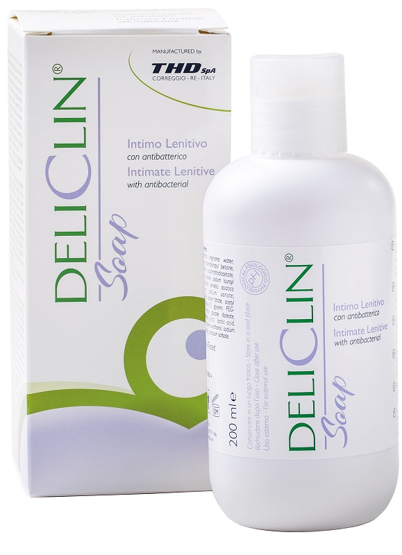 DELICLIN SOAP DETERGENTE INTIMO LENITIVO CON ANTIBATTERICO 200 ML - Farmafamily.it