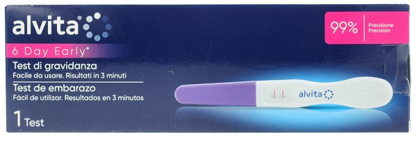 TEST DI GRAVIDANZA PRECOCE ALVITA 1 PEZZO - Farmafamily.it
