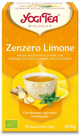 YOGI TEA ZENZERO LIMONE 31 G - Farmafamily.it