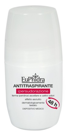 EUPHIDRA DEODORANTE IN EMULSIONE IN FLACONE ROLL-ON CON ASTUCCIO ANTITRASPIRANTE 50 ML - Farmafamily.it