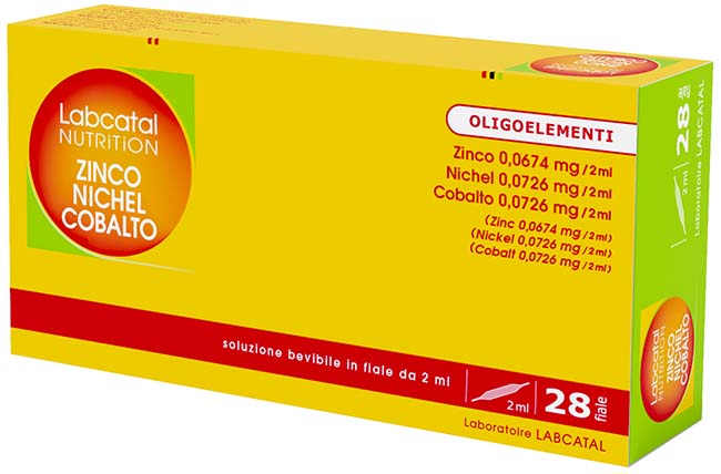 LABCATAL NUTRITION ZINCO/NICHEL/COBALTO 28 FIALE 2 ML - Farmafamily.it