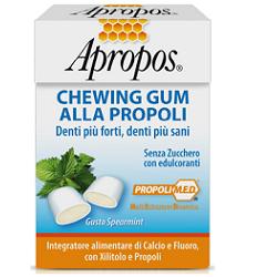 APROPOS CHEWINGUM PROPOLI 25 G - Farmafamily.it